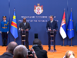 Вучић са председником Конга: У свим друштвеним областима имамо широке могућности за сарадњу