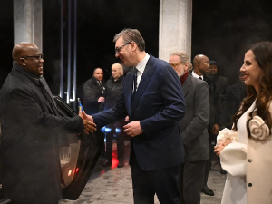 Вучић са супругом приредио вечеру за председника Конга и његову супругу