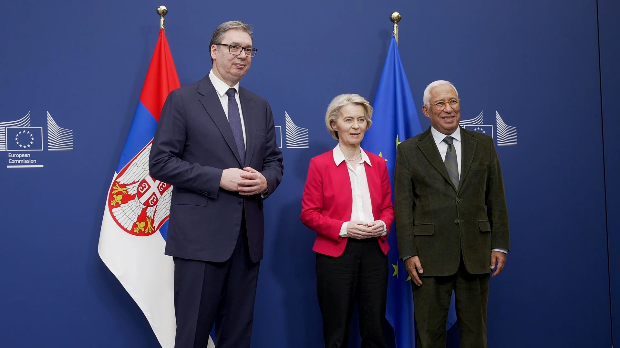 Вучић после радне вечере у Бриселу: Србија чврсто привржена чланству у ЕУ и остаје поуздан и одговоран партнер