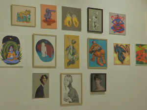 Изложба цртежа Ненада Крстића у РТС Клубу позива пиблику да закорачи у непознато