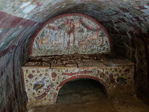 Ретка фреска Исуса као „Доброг пастира“ откривена у турском граду који је недавно посетио папа