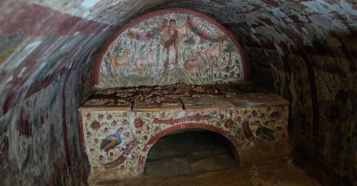 Ретка фреска Исуса као „Доброг пастира“ откривена недалеко од некадашње Никеје,  коју је недавно посетио папа