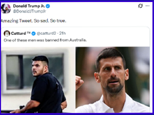 Новак депортован, убица није – поређење које је запалило мреже, огласио се и Трамп Млађи