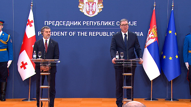 Председник Грузије у посети Србији, састао се са председником Вучићем