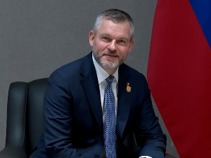 Председник Словачке Петер Пелегрини стиже у Београд, свечани дочек испред Палате "Србија" 