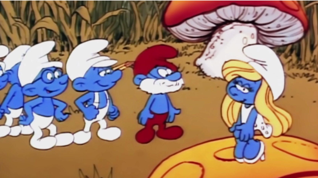 Штрумпфови:	Гаргамеле великодушни; Штрумпфови и дрво са златницима