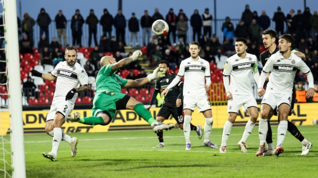 Четири гола Партизана у Крагујевцу