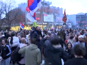 Одата почаст погинулима у Новом Саду, Јагодинци дочекали студенте и матуранте