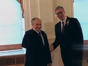 Свечана вечера у Кремљу, Путин дочекао председника Вучића