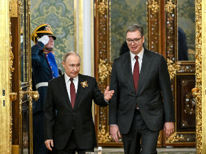 Вучић: Захвалност председнику Путину због подршке територијалном интегритету Србије; Путин: Ценимо суверен курс Србије