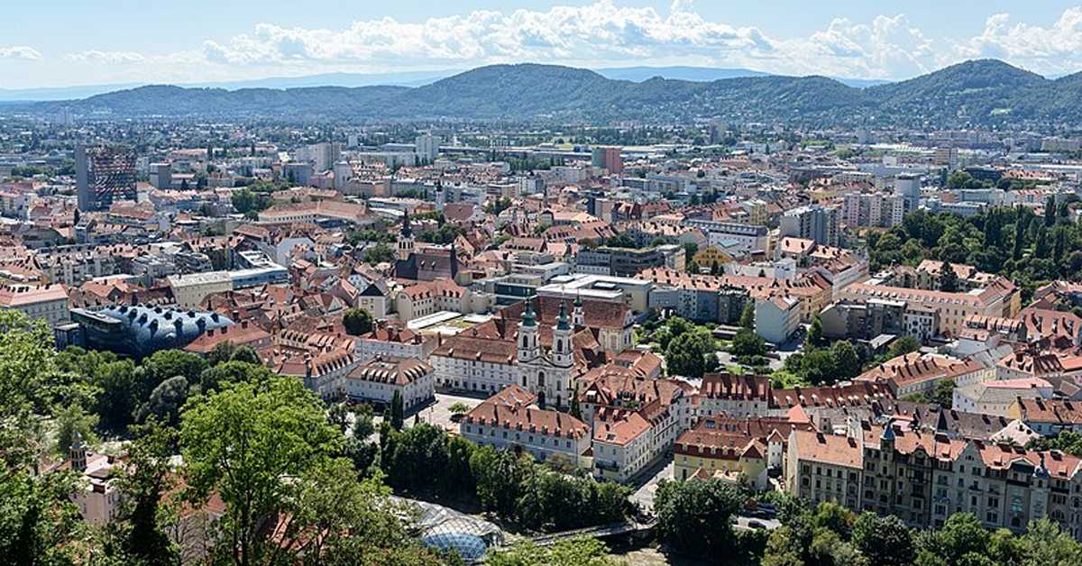 Грац – некадашња прва станица јужних Словена на путу ка Европи (Wikimedia CC BY-SA 2.0) Грац – некадашња прва станица јужних Словена на путу ка Европи