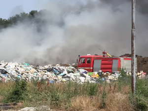 Пожар на новој градској депонији код Панчева