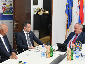 Министар Милићевић у радној посети Лесковцу Министар Милићевић у радној посети Лесковцу