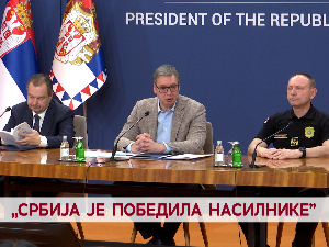 "Србија је победила насилнике"