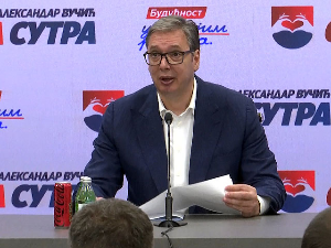 Вучић: Убедљива победа СНС у Зајечару, тесна у Косјерићу