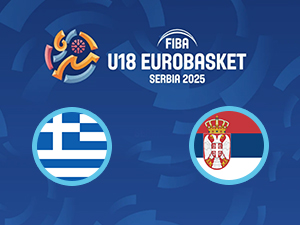 Кошарка - ЕП 2025 јуниори: Грчка - Србија