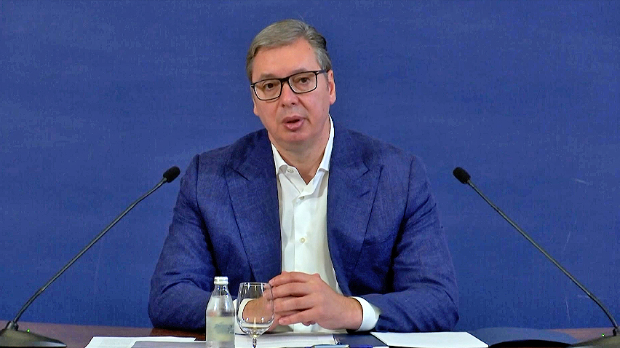 Председник Вучић после седнице Савета за националну безбедност: Усвојен закључак којим се оштро осуђује пресуда Додику