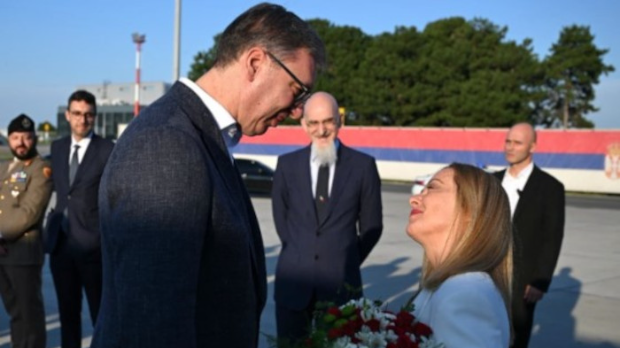 Председник Вучић дочекао Ђорђу Мелони у Београду: Ова посета је порука поверења и заједничке визије