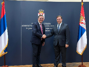 Владимир Кокановић угостио градоначелника француског града Дру Пјера-Фредерика Бијеа