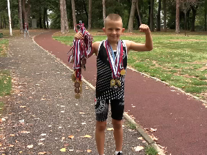 Осмогодишњак из Лесковца освојио више од педесет медаља у атлетици 