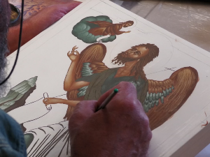 Прва колонија иконописања у цркви Јасенак 