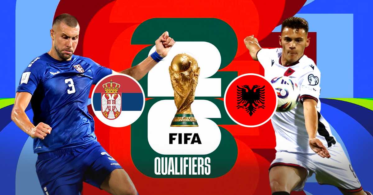 Србија и Албанија, чин четврти – улог је бараж за Мундијал (РТС 1, 20.45)