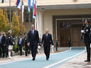 Вучић у Узбекистану: Надам се стратешком партнерству; Мирзијојев: Посета српске делегације историјски догађај Вучић у Узбекистану: Надам се стратешком партнерству; Мирзијојев: Посета српске делегације историјски догађај