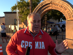 Српска разгледница из Америке