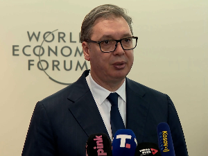 Вучић из Давоса после Трамповог говора: Идемо у смеру даљег супротстављања Европе и САД