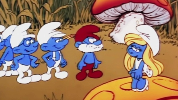 Штрумпфови:	Штрумпф који није умео да каже не