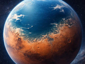 Плави Марс – Црвена планета некад имала океан који је прекривао читаву северну хемисферу