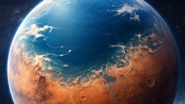 Плави Марс – Црвена планета некад имала океан који је прекривао читаву северну хемисферу