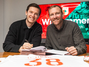 Михаел Грегорич на позајмици у Аугсбургу