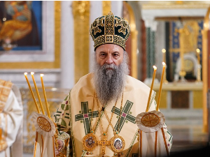 Патријарх Кирил честитао патријарху Порфирију пет година на челу СПЦ