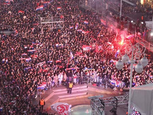 Завршен дочек хрватских рукометаша уз Томпсона, прошао без инцидената