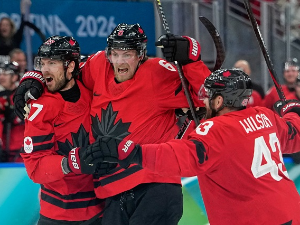 Хокејаши Канаде у финалу Зимских олимпијских игара