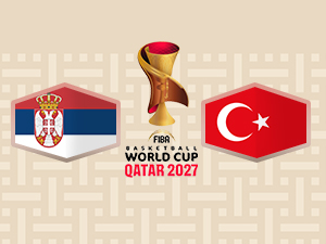 Кошарка - Кв. за СП 2027: Србија - Турска