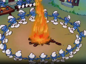 Штрумпфови:	Чаробна звечка; Сва велика и штрумпфна створења