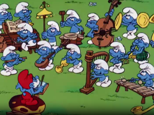 Штрумпфови:	Чудотворни тоник