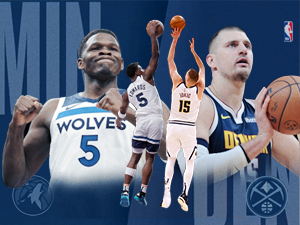 Јокић против Едвардса, Денвер и Минесота у директном окршају за бољи пласман на табели