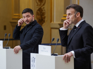 Зеленски: Ублажавање нафтних санкција јача Русију; Макрон: Рат у Ирану неће донети предах Москви