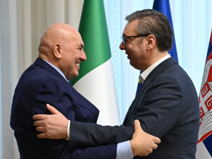 Вучић са Крозетом о жаришту на Блиском истоку и јачању сарадње Србије и Италије