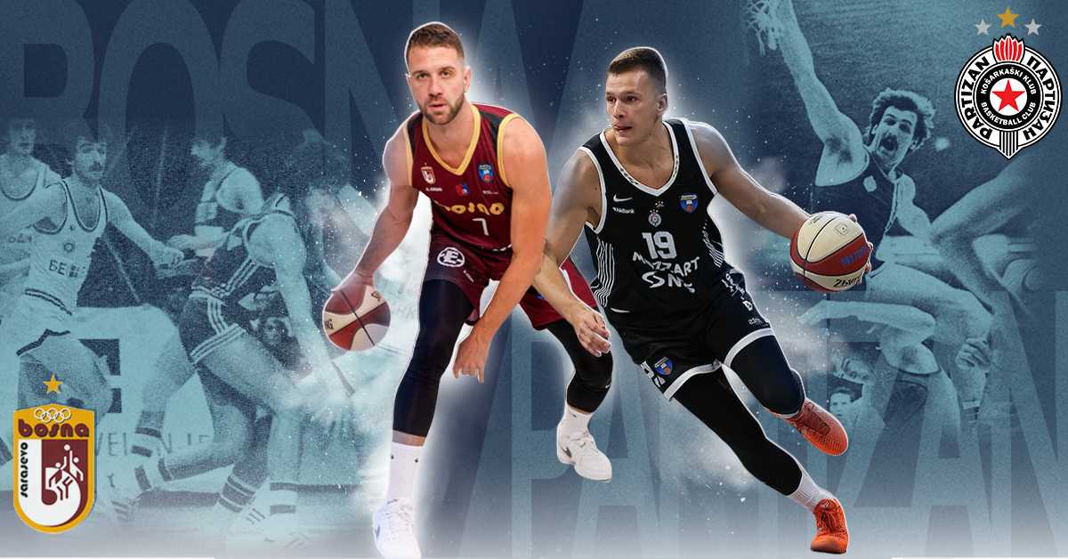 Од финала Купа Кораћа до лудог преокрета у "Зетри" - Партизан и Босна после 16 година обнављају легендарно ривалство