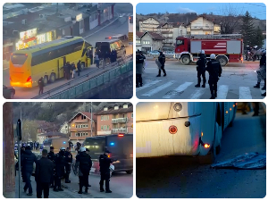 Нереди навијача Звезде у Новом Пазару после четвртфинала Купа Србије