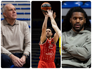 Обрадовић и Звездини играчи у 