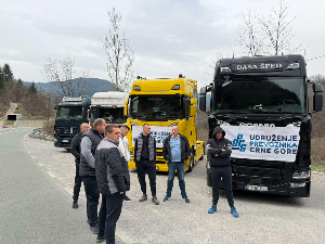 Црна Гора, дводневна блокада теретног саобраћаја на граничним прелазима