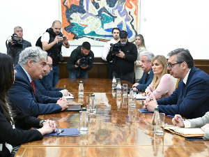 Консултације председника Вучића са представницима Народне странке