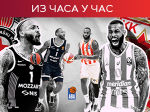 "Вечити дерби" за затварање топ 8 фазе АБА лиге - Партизан и Звезда у борби за позиције