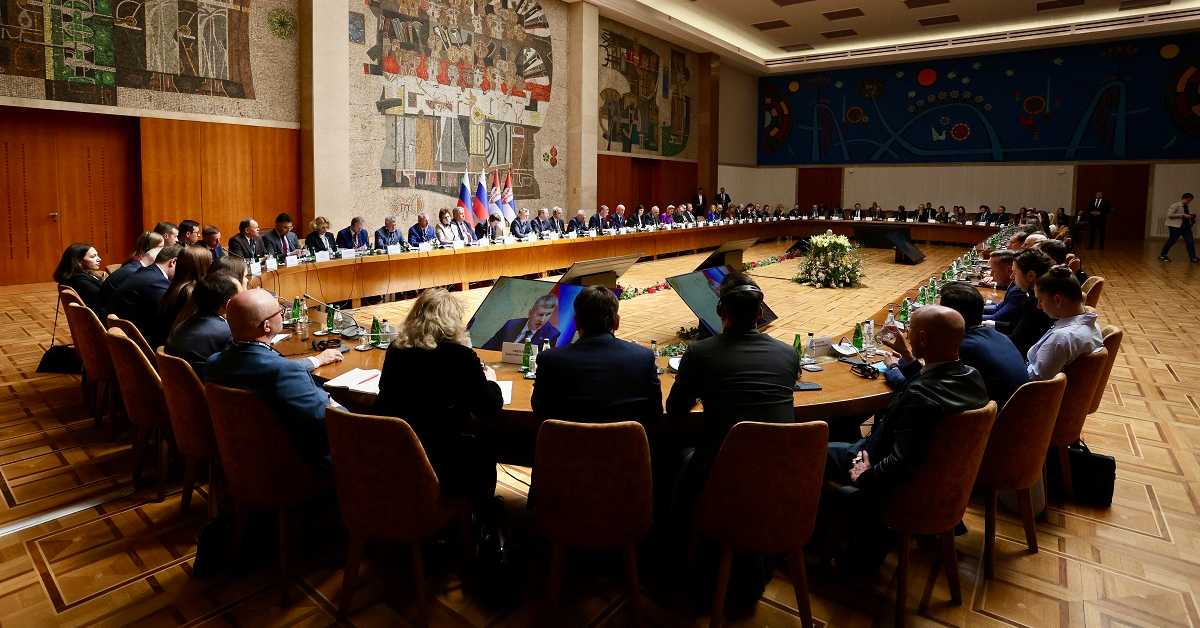 Седница Међувладиног српско-руског комитета, председавају Поповић и Решетњиков