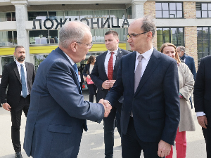 Мацут са Пармеланом на представљању програма сарадње Србије и Швајцарске